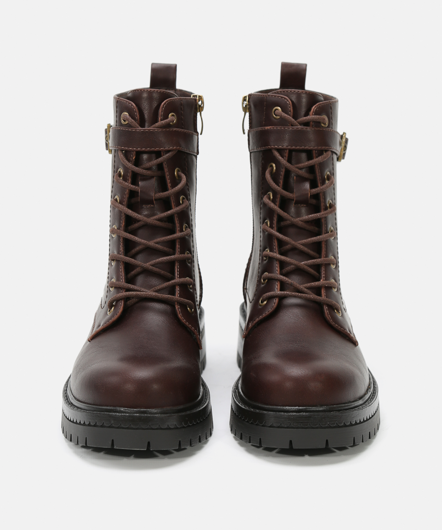 Botines militares hebilla image number null